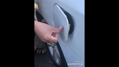 How To Open And Fix Stuck Toyota Fuel Gas Door Won T Open YouTube