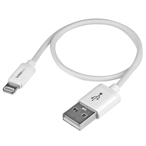 Câble Lightning Vers Usb 30 Cm Blanc Câbles Lightning France