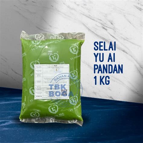 Jual Selai Yu Ai Pandan Kg Kacang Hijau Isian Filling Pasta Kota