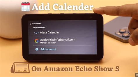 Connect Google Calendar On Amazon Echo Show Add Delete Calendar Events