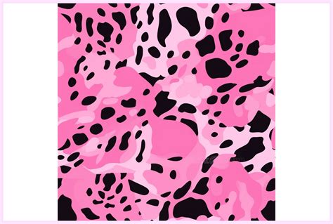 Pink Leopard Skin Seamless Pattern Graphic By Forhadx5 · Creative Fabrica