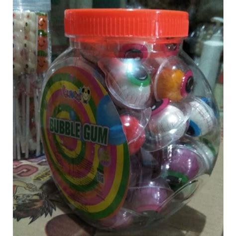 Jual Permen Lunak Bola Mata Luvmi Bubble Gum Bola Mata Isi 50 Pcs