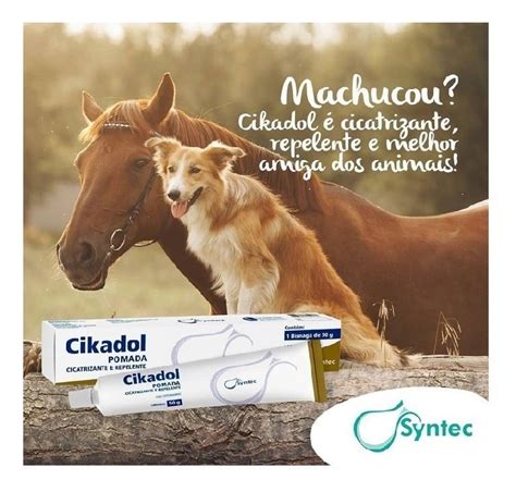 Cikadol Pomada Cicatrizante E Repelente 50g Syntec Parcelamento