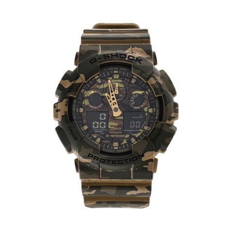 Reloj G Shock GA 100CF 1A9ER Black Zapatos Es