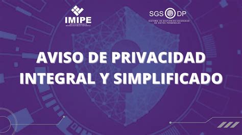 Sesión 4 Aviso de privacidad integral y simplificado YouTube