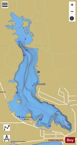 Montello Cutoff Fishing Map | Nautical Charts App