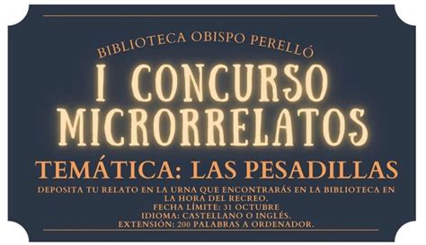 Concurso De Microrrelatos Colegio Obispo Perell