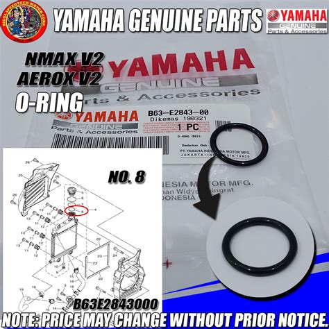 Nmax V Aerox V O Ring Ygp Genuine B E Shopee Philippines