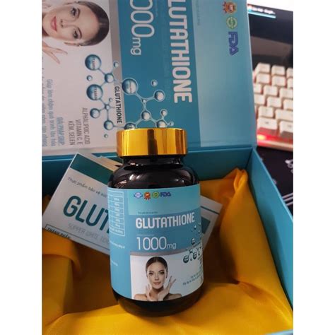 Mua Viên Uống Glutathione 1000mg Viên Uống Trắng Da Giảm Nám Mờ Nhăn