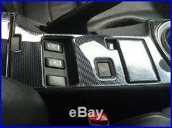 Interior Carbon Fiber Dash Trim Kit Set For Nissan