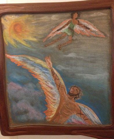 Waldorf Th Grade Ancient Greece Icarus Daedalus Chalkboard