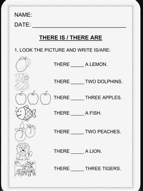 Atividades There Is There Are