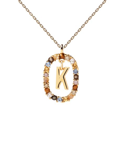 Letter K Necklace