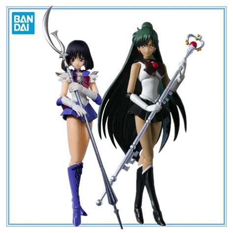 Bandai Original Sailor Moon Anime Figure Shf Sailor Saturn Meiou