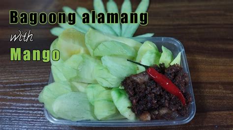 How To Cook BAGOONG ALAMANG With MANGO EASIEST RECIPE Kaluto Tv