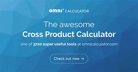 Cross Product Calculator