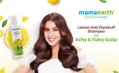 Buy Mamaearth Lemon Anti Dandruff Shampoo With Lemon And Ginger For Itchy And Flaky Scalp 250 Ml