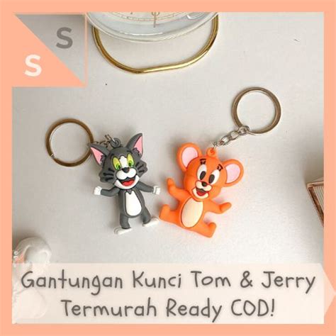 Jual Simplyshop Gantungan Kunci Karet Ganci Kartun Tom Jerry