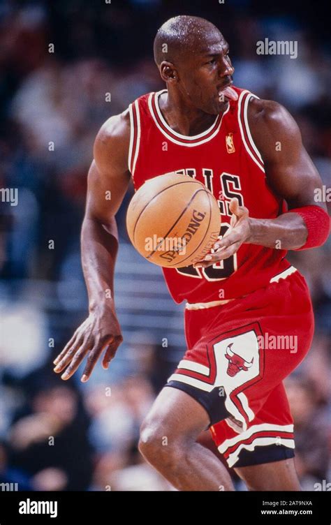 Michael Jordan of the Chicago Bulls 1996 Stock Photo - Alamy