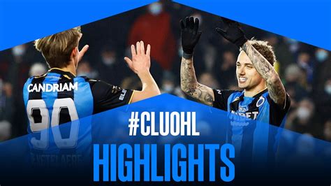 CLUB BRUGGE OH LEUVEN HIGHLIGHTS CROKY CUP 2021 2022 YouTube