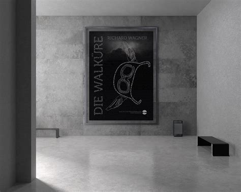 Poster design concept for R. Wagner's opera on Behance