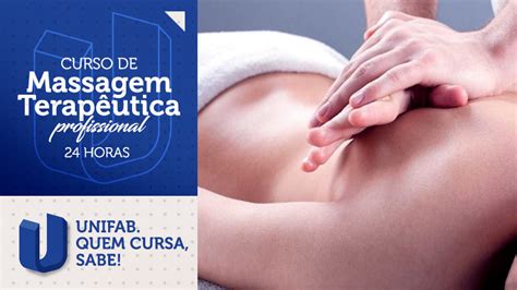 Curso de Massagem terapêutica Unifab Rio Preto