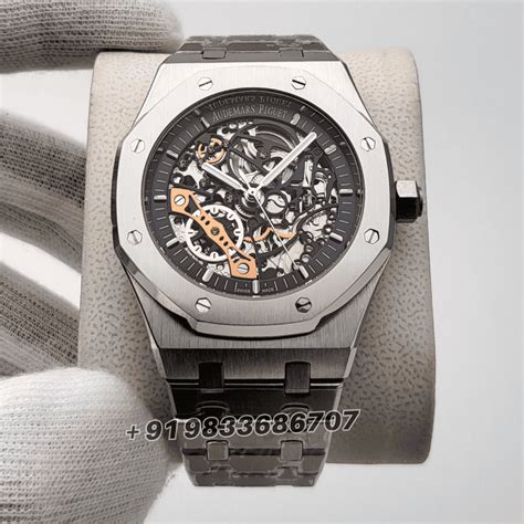 Audemars Piguet Royal Oak Skeleton Silver Dial High Quality Swiss Automatic Watch - Billionare ...