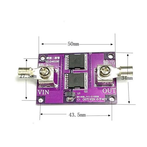 60A No Voltage Limitation Perfect Diode Module Solar Energy Anti