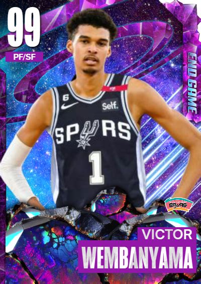 NBA 2K23 2KDB Custom Card Victor Wembanyama