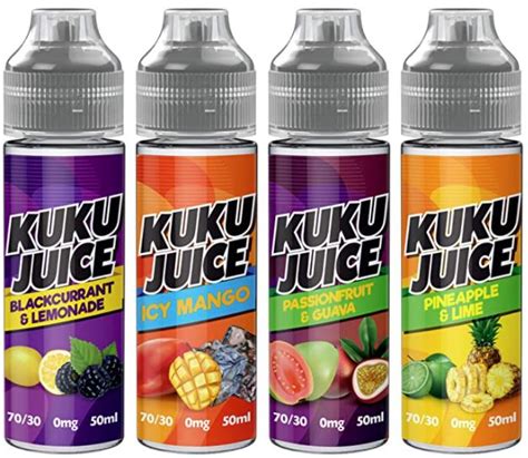 KUKU Juice 200ml E Liquid Bundle 14 98 Delivered Vape Bargains UK