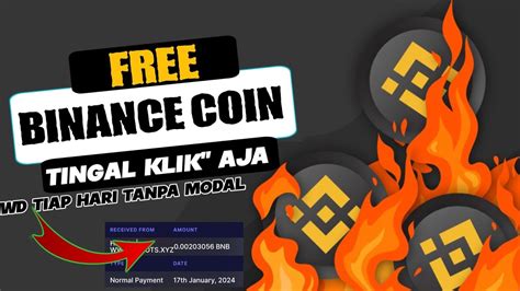 Mantap Wd Bnb Tiap Hariget Free Bnb Free Crypto Earning Cara