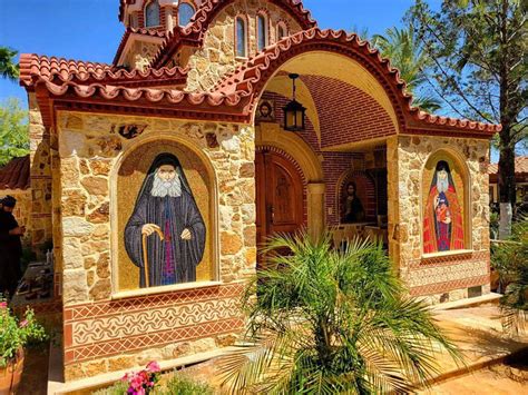 Elder Ephraim Beautiful New Mosaic Installed At His Tomb In Arizona