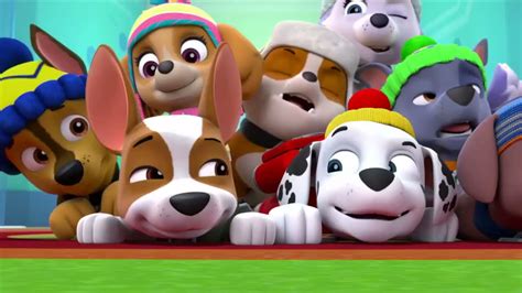 PAW Patrol Marshall S Weekly Wipeouts Season 3 The Pups Winter