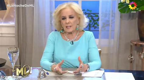 El Descargo De Mirtha Legrand Luego Del Escándalo Del Sábado Pasado Infobae