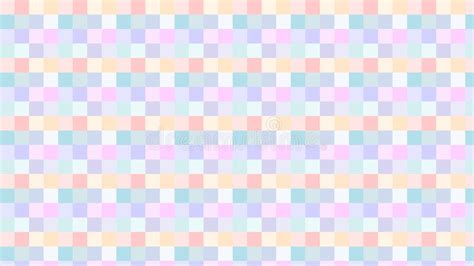 Aesthetic Cute Pastel Blue Pink Purple And Yellow Checkers Gingham