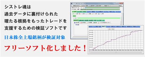 株システムトレードソフト シストレ魂