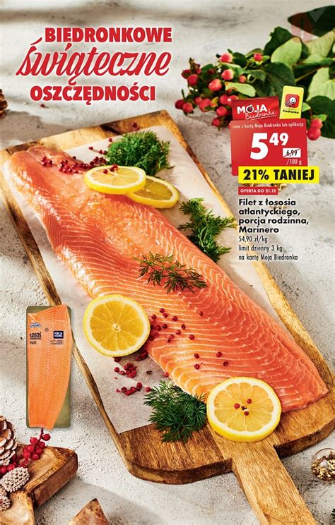 Biedronka 19 12 2022 W tym tygodniu filet z łososia