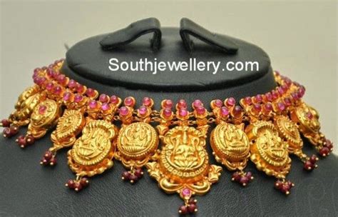 Traditional South Indian Gold Necklace Indian Jewellery Designs