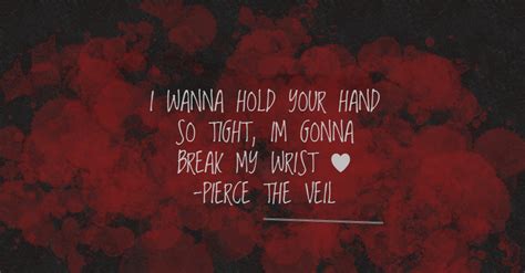 Pierce The Veil Wallpaper Lyrics