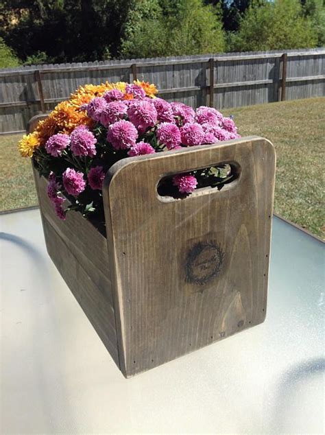 Multi Use Wooden Box Infant Photo Prop Box Planter Box Wooden Boxes