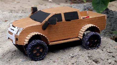 How To Make D Max Pick Up Truck Using Cardboard Youtube