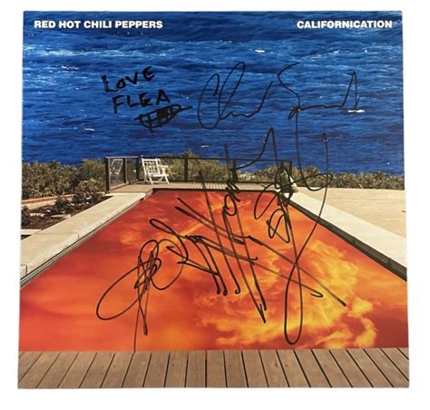 Red Hot Chili Peppers Signed Californication Vinyl LP - CharityStars