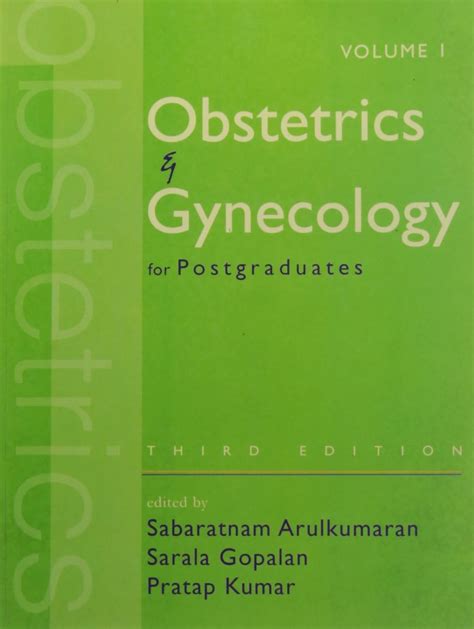 Obstetrics And Gynecology For Postgraduates Volume I Arul Kumaran