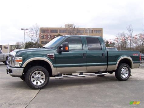 2008 Forest Green Metallic Ford F250 Super Duty Lariat Crew Cab 4x4