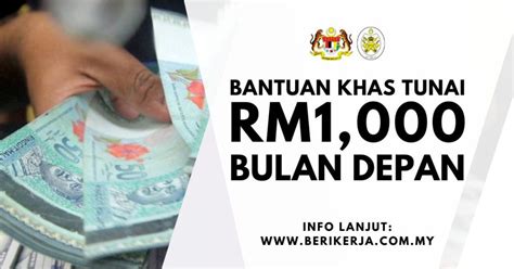 Bantuan Khas Tunai Rm Kepada Ketua Isi Rumah