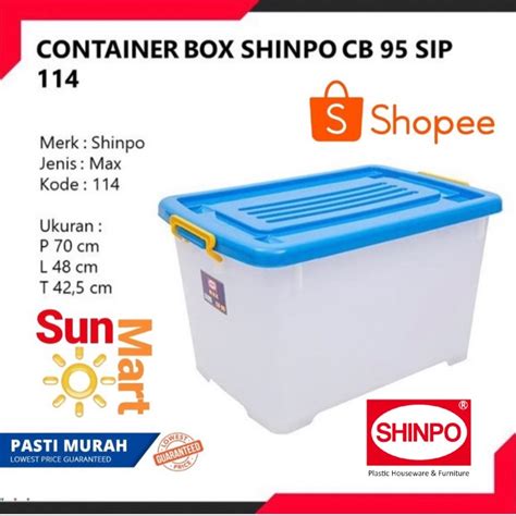 Jual BOX CONTAINER SHINPO CB 95 MAX KOTAK TEMPAT PENYIMPANAN