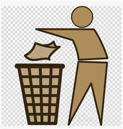 Trash Logo Png Clipart Rubbish Bins Waste Paper Baskets Tidy Man