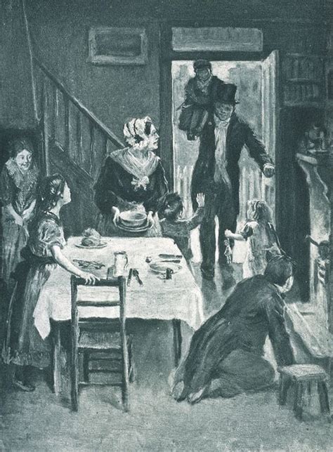 FREDERICK SIMPSON COBURN ILLUSTRATION From A CHRISTMAS CAROL