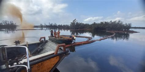 Oil Spill At Egina Fpso Facility Not Minor Clean Up Ongoing