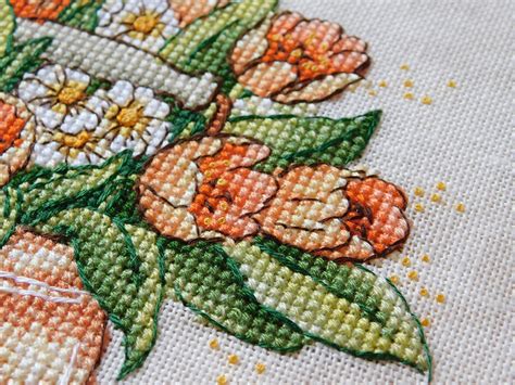 Tulips Cross Stitch Pattern Flowers Cross Stitch Tulips In The Etsy